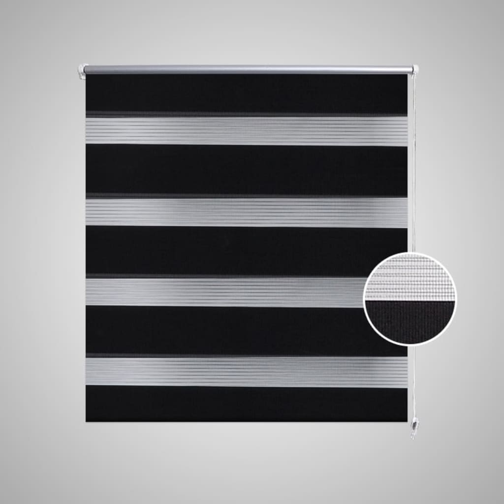 Zebra Blind 50 x 100 cm Black