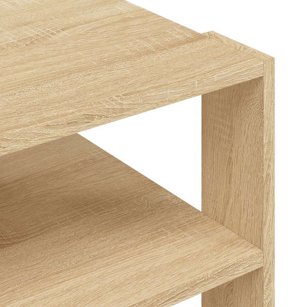vidaXL Coffee Table Sonoma Oak 59.5x59.5x40 cm Engineered Wood