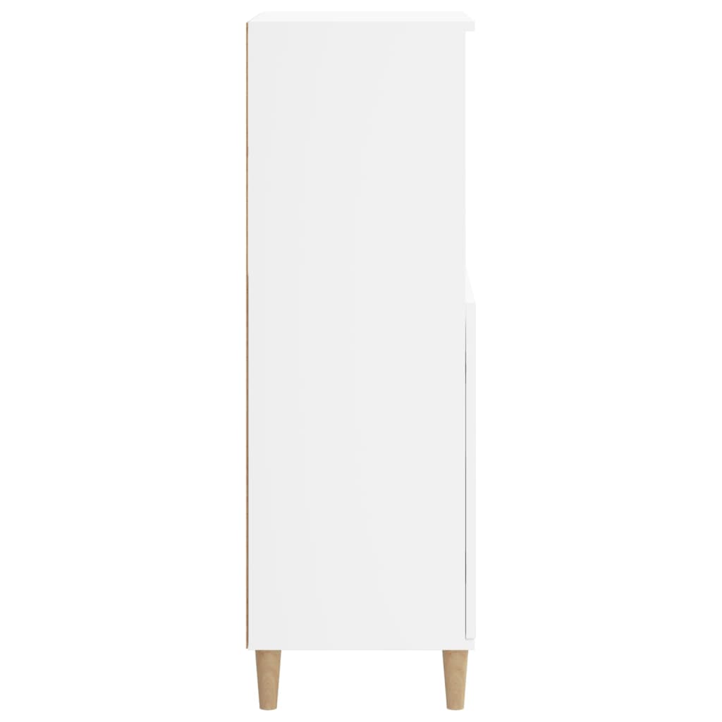vidaXL Highboard White 60x36x110 cm Engineered Wood