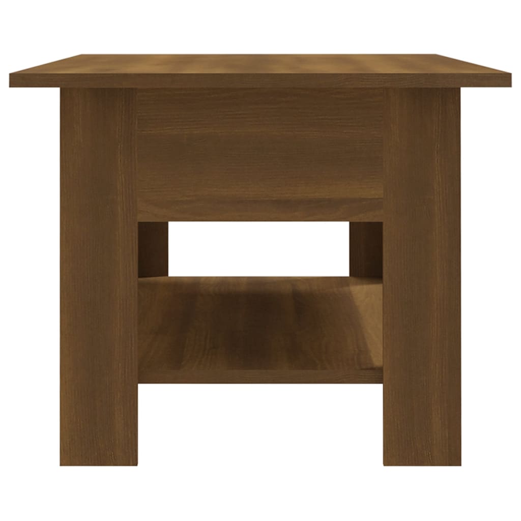 vidaXL Coffee Table Brown Oak 102x55x42 cm Engineered Wood