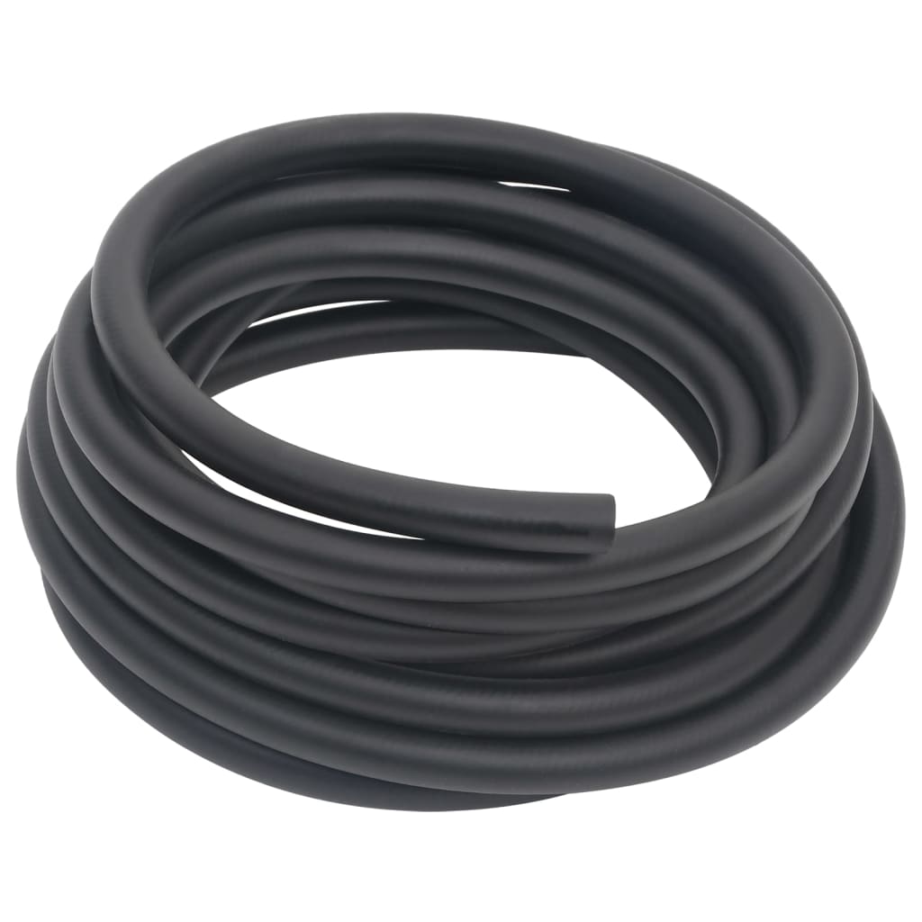 vidaXL Hybrid Air Hose Black 0.6" 10 m Rubber and PVC