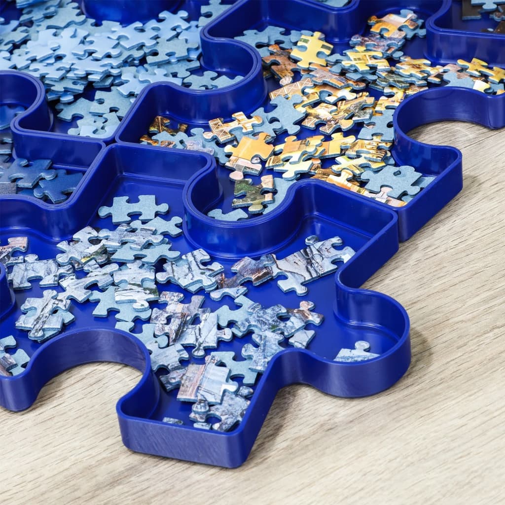 HI Puzzle Sorting Tray 21.5 cm Blue
