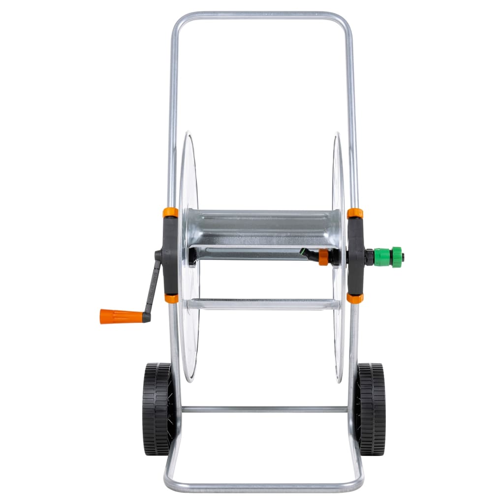 vidaXL Hose Reel Cart for 110 m 1/2" or 80 m 3/4" Hose Steel