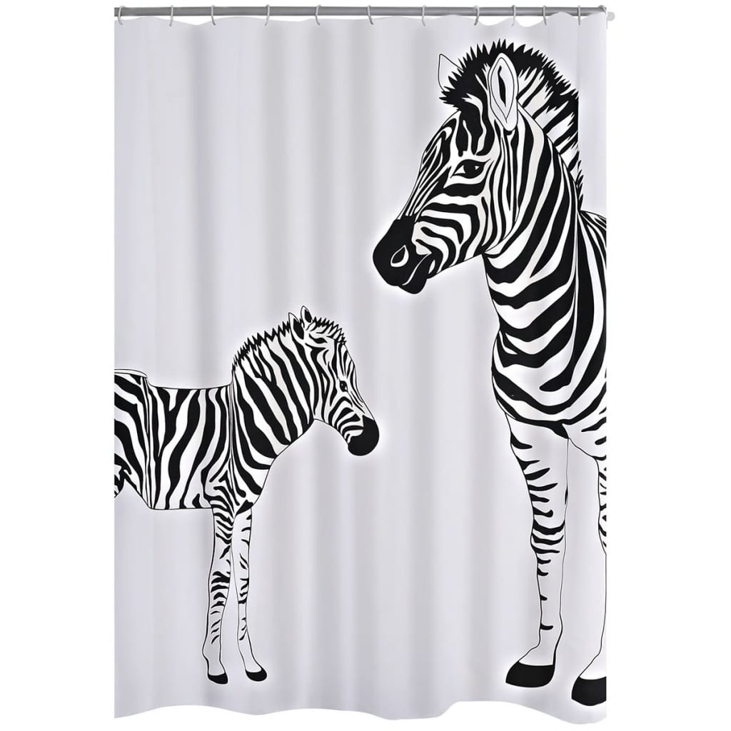 RIDDER Shower Curtain Zebra 180x200 cm