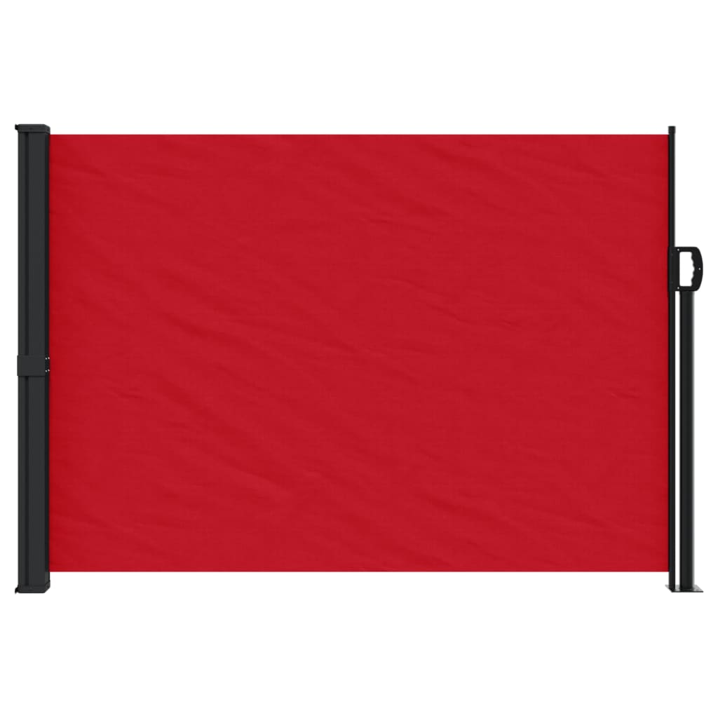 vidaXL Retractable Side Awning Red 140x300 cm
