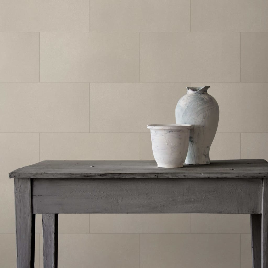 Grosfillex Wallcovering Tile Gx Wall+ 11pcs Wise Stone 30x60 cm Light Beige