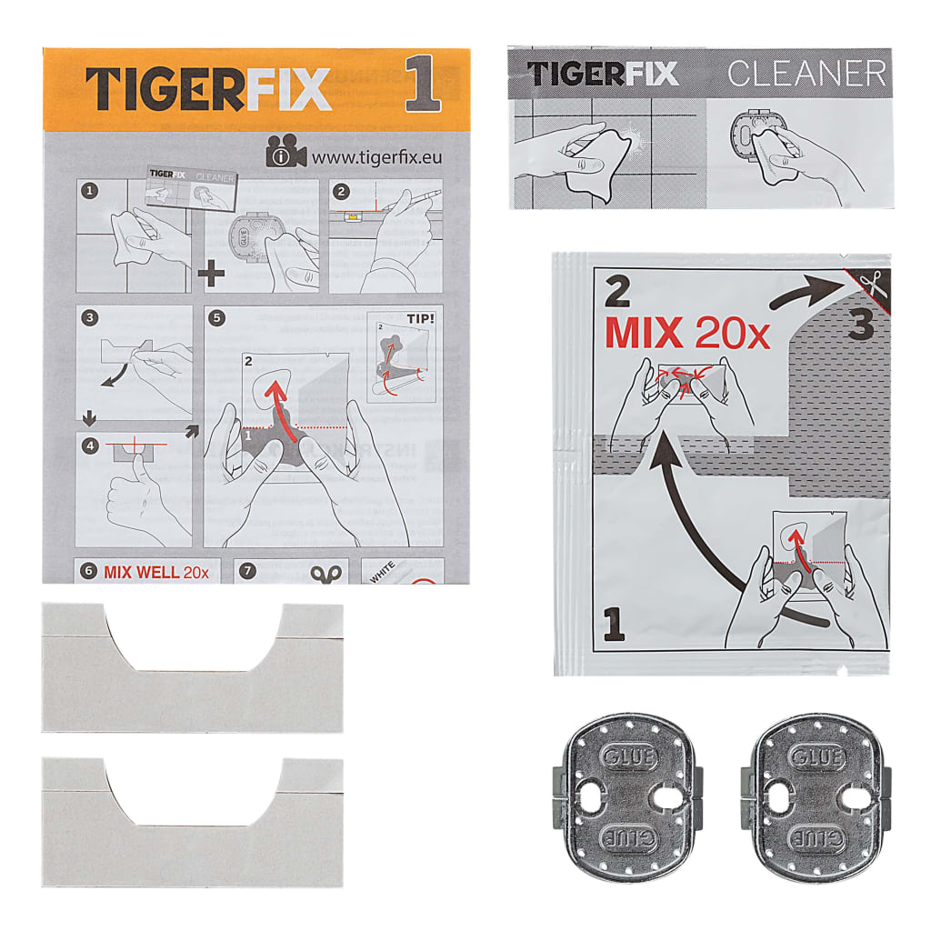 Tiger Mounting Material TigerFix Type 1 Metal 398730046