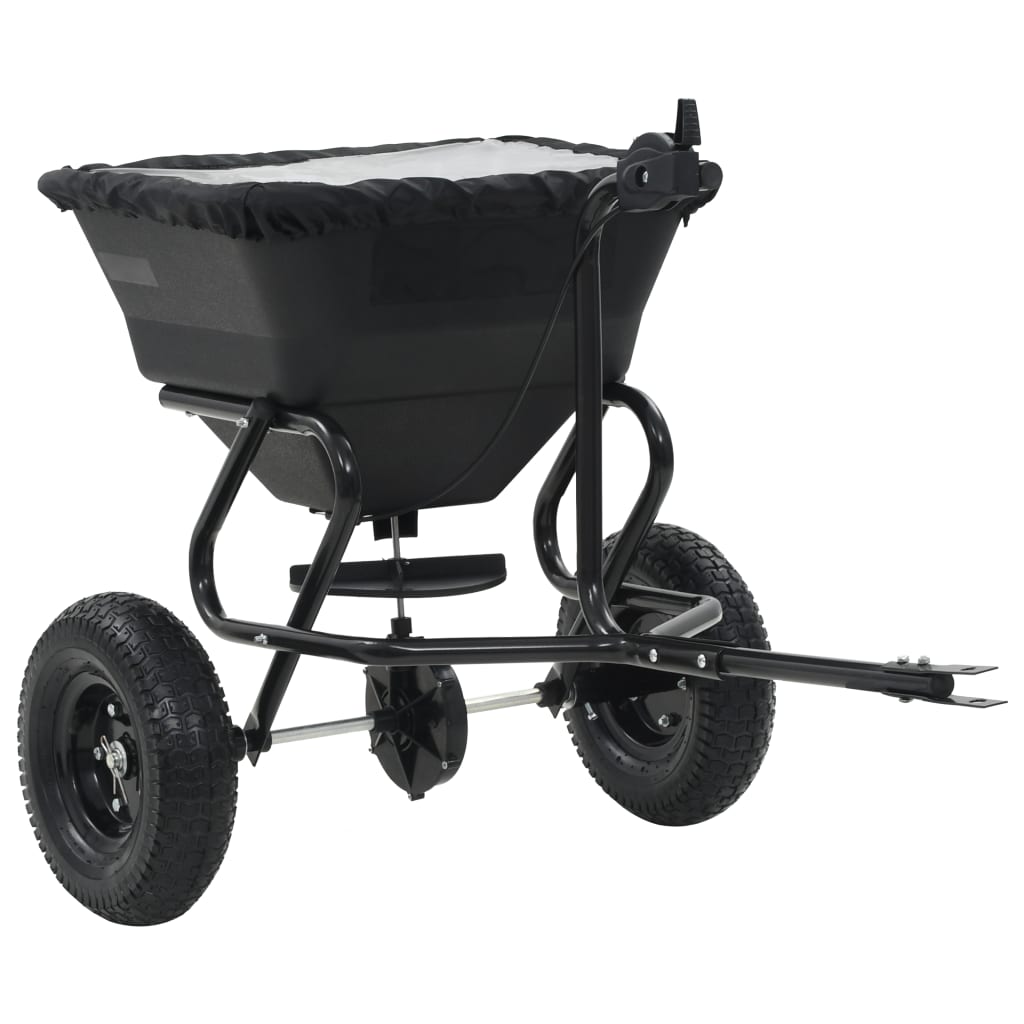 vidaXL Tow Behind Salt Spreader PVC and Steel 125x74x79 cm 45 L | vidaXL.ie