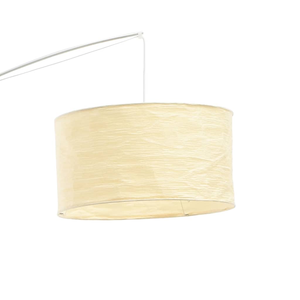 vidaXL Floor Lamp Adjustable 192 cm Beige