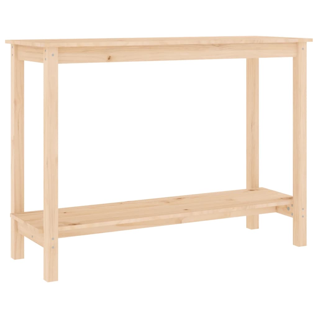 vidaXL Console Table 110x40x80 cm Solid Wood Pine