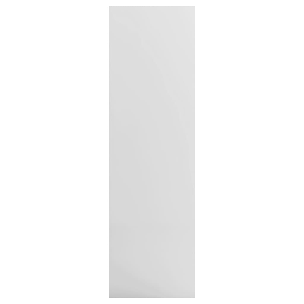 vidaXL Book Cabinet High Gloss White 97.5x29.5x100 cm Engineered Wood