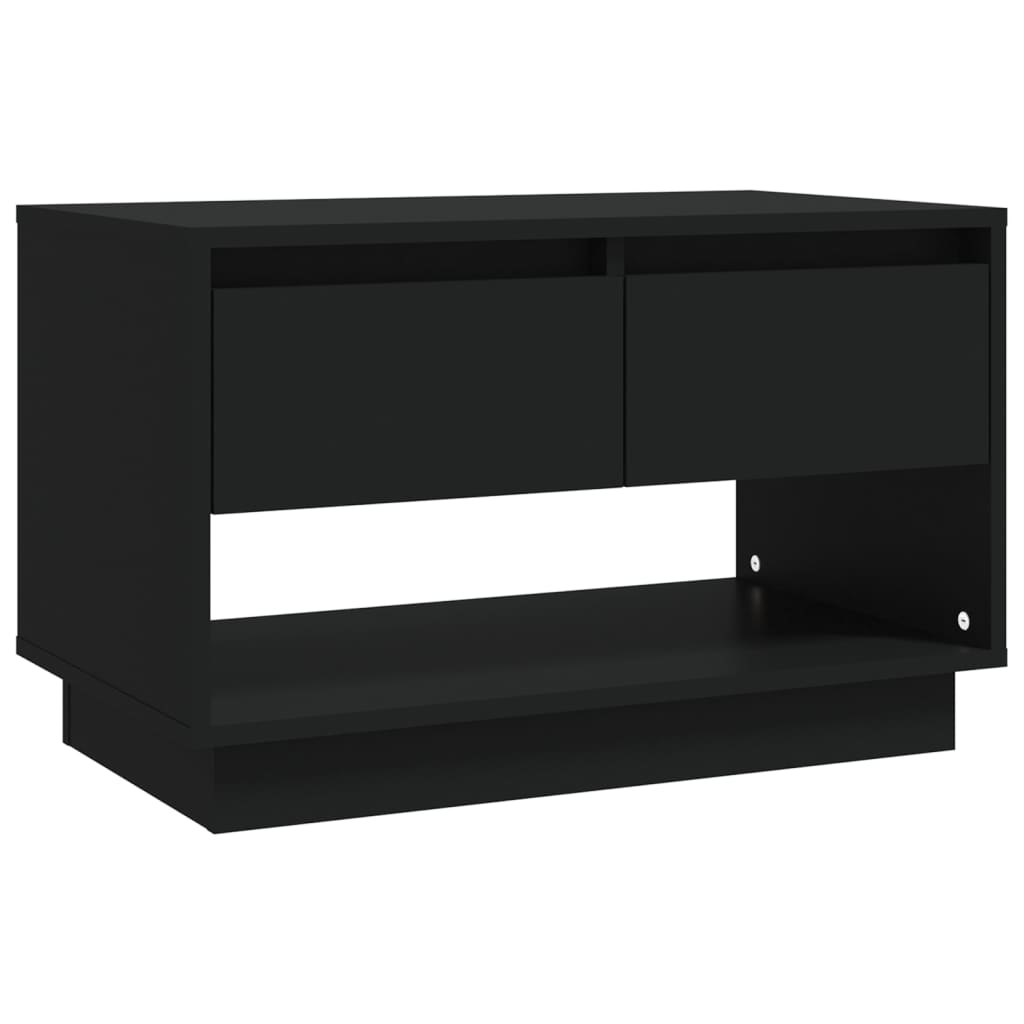 vidaXL TV Cabinet Black 70x41x44 cm Engineered Wood