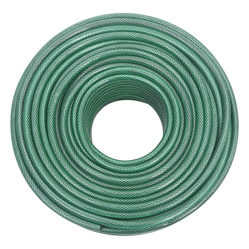 vidaXL Garden Hose Green 0.6" 100 m PVC