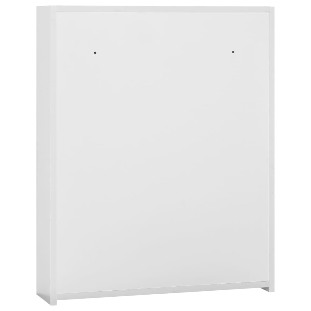 vidaXL Bathroom Mirror White 60x15x75 cm MDF vidaXL.ie