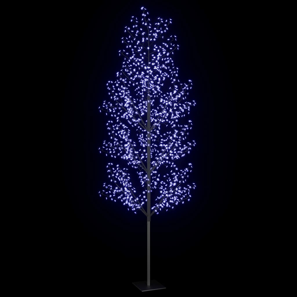 vidaXL Christmas Tree 1200 LEDs Blue Light Cherry Blossom 400 cm