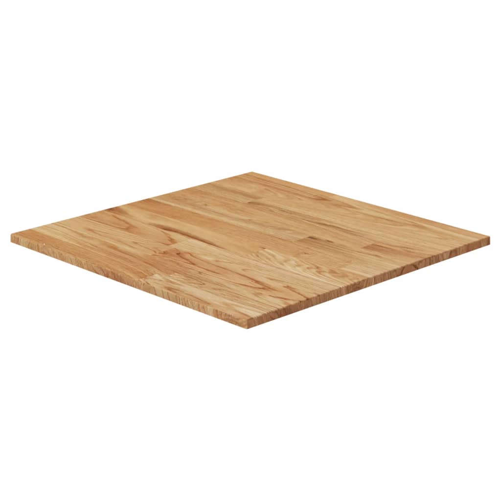 vidaXL Square Table Top Light Brown 70x70x1.5cm Treated Solid Wood Oak