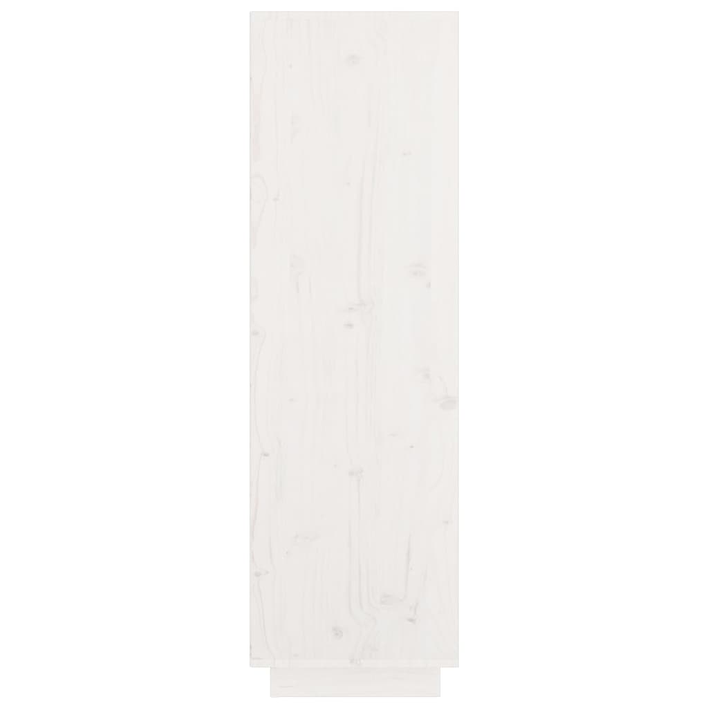 vidaXL Highboard White 74x35x117 cm Solid Wood Pine