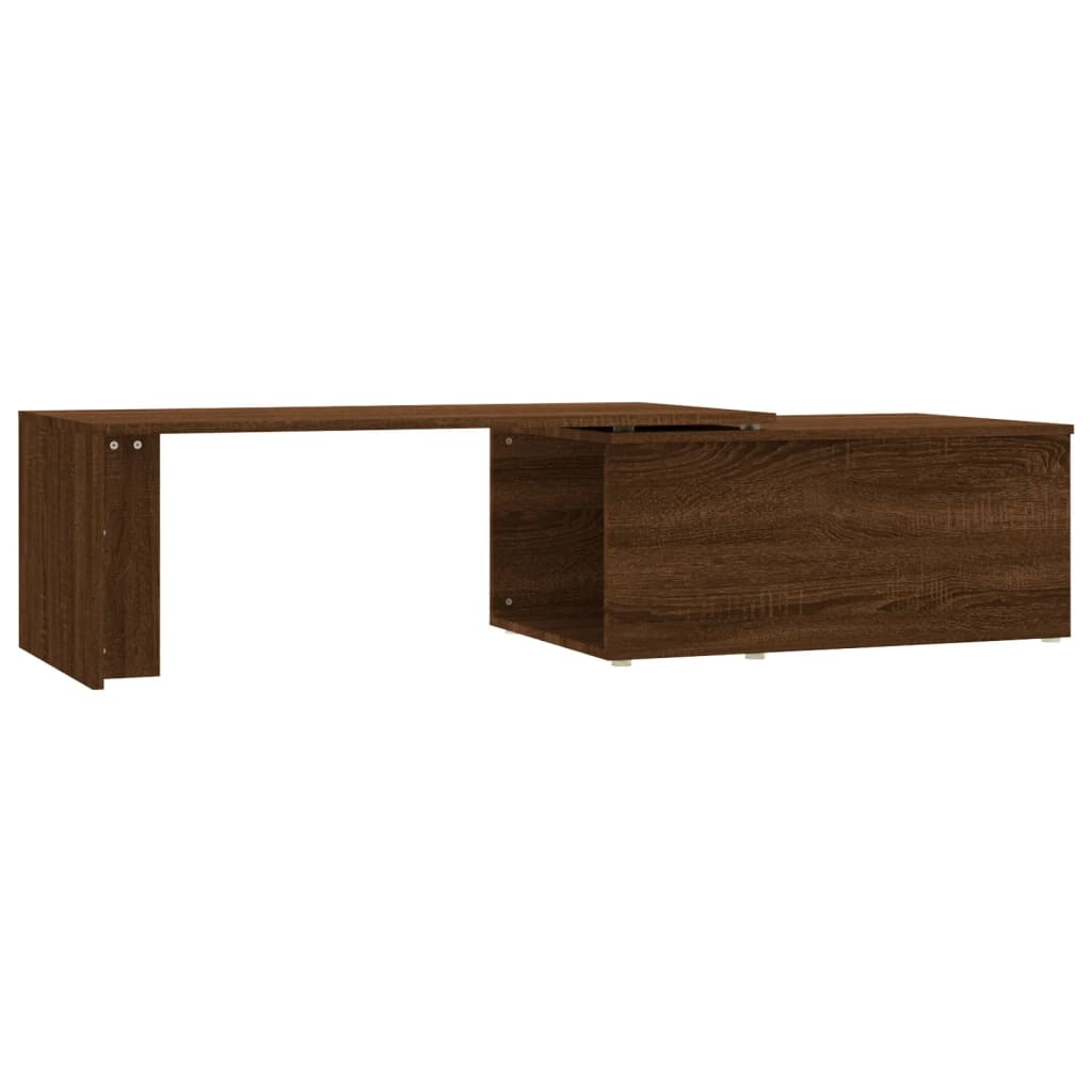 vidaXL Coffee Table Brown Oak 150x50x35 cm Engineered Wood