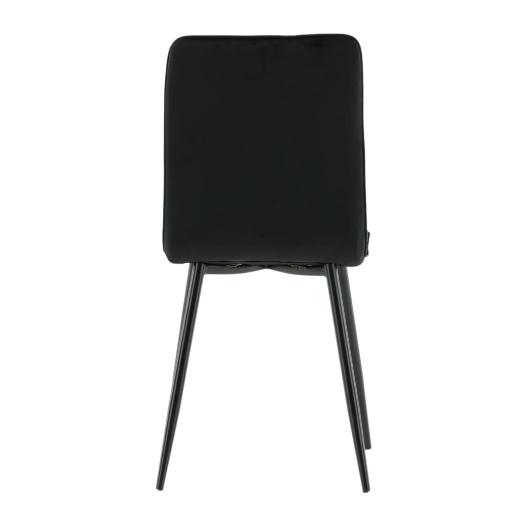 Venture Home Dining Chairs 2 pcs Windu Velvet Black