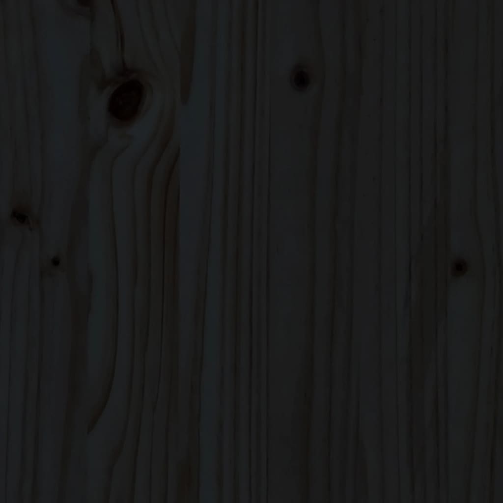 vidaXL 5 Piece Garden Bar Set Black Solid Wood Pine