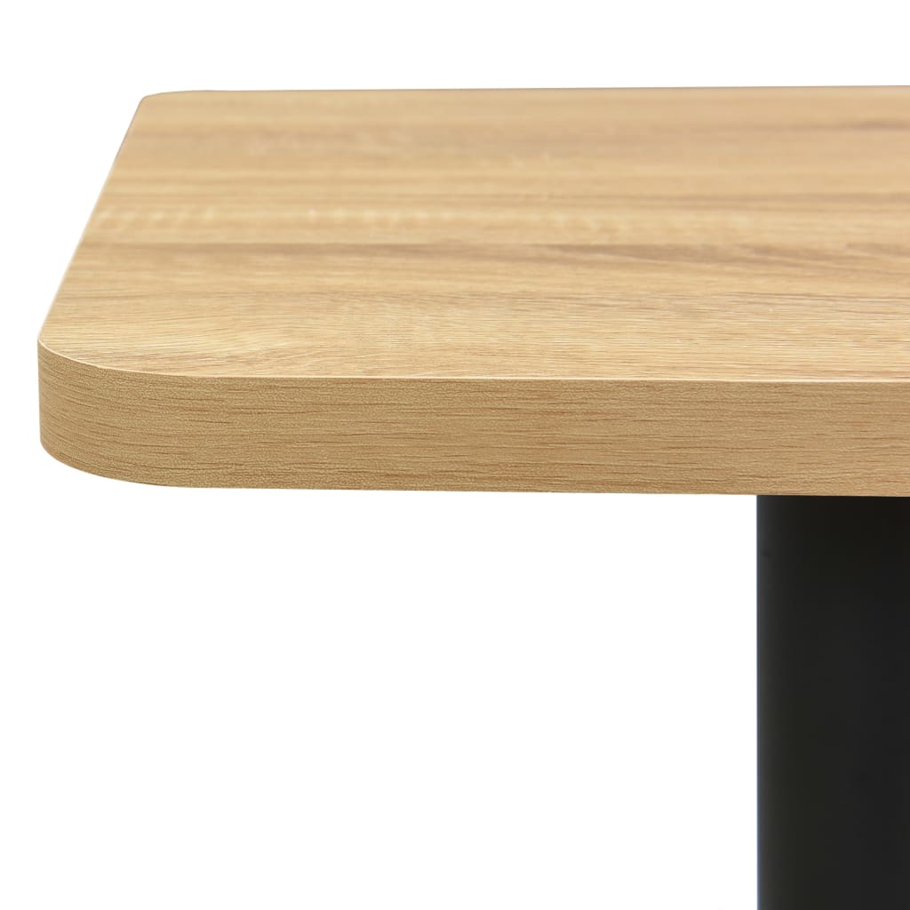 vidaXL Bistro Table Oak Colour 70x70x107 cm