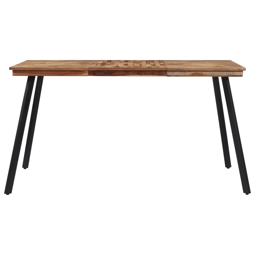 vidaXL Dining Table 148x97x76 cm Solid Wood Teak