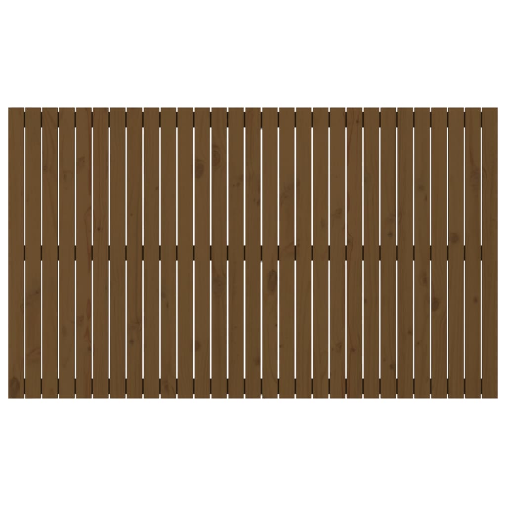 vidaXL Wall Headboard Honey Brown 185x3x110 cm Solid Wood Pine