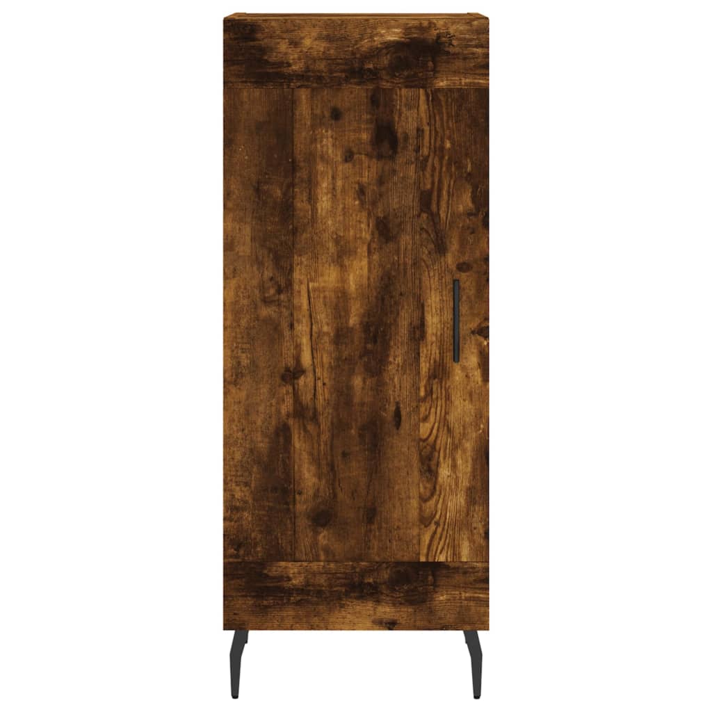 vidaXL Sideboard Smoked Oak 34.5x34x90 cm Engineered Wood