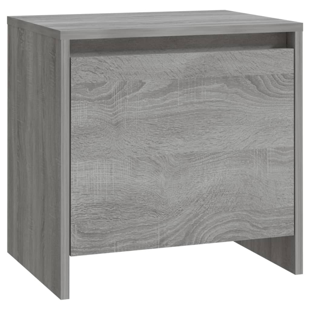vidaXL Bedside Cabinet Grey Sonoma 45x34x44.5 cm Engineered Wood