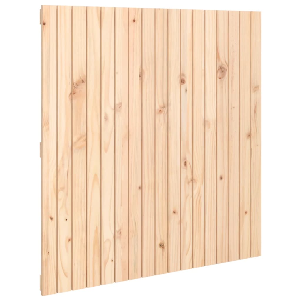 vidaXL Wall Headboard 108x3x110 cm Solid Wood Pine