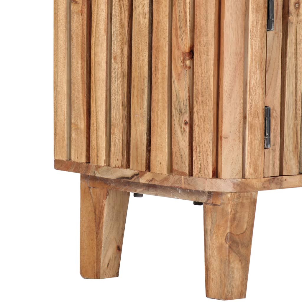 vidaXL TV Cabinet 130x30x45 cm Solid Acacia Wood