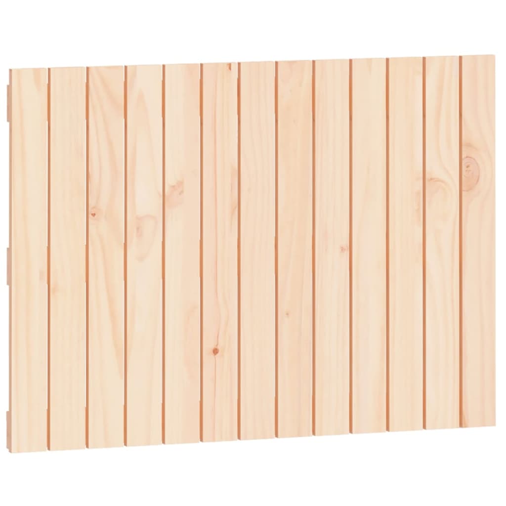 vidaXL Wall Headboard 82.5x3x60 cm Solid Wood Pine