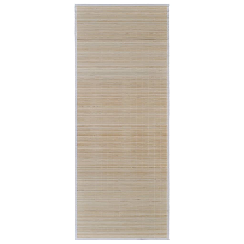 vidaXL Rectangular Natural Bamboo Rugs 2 pcs 120x180 cm