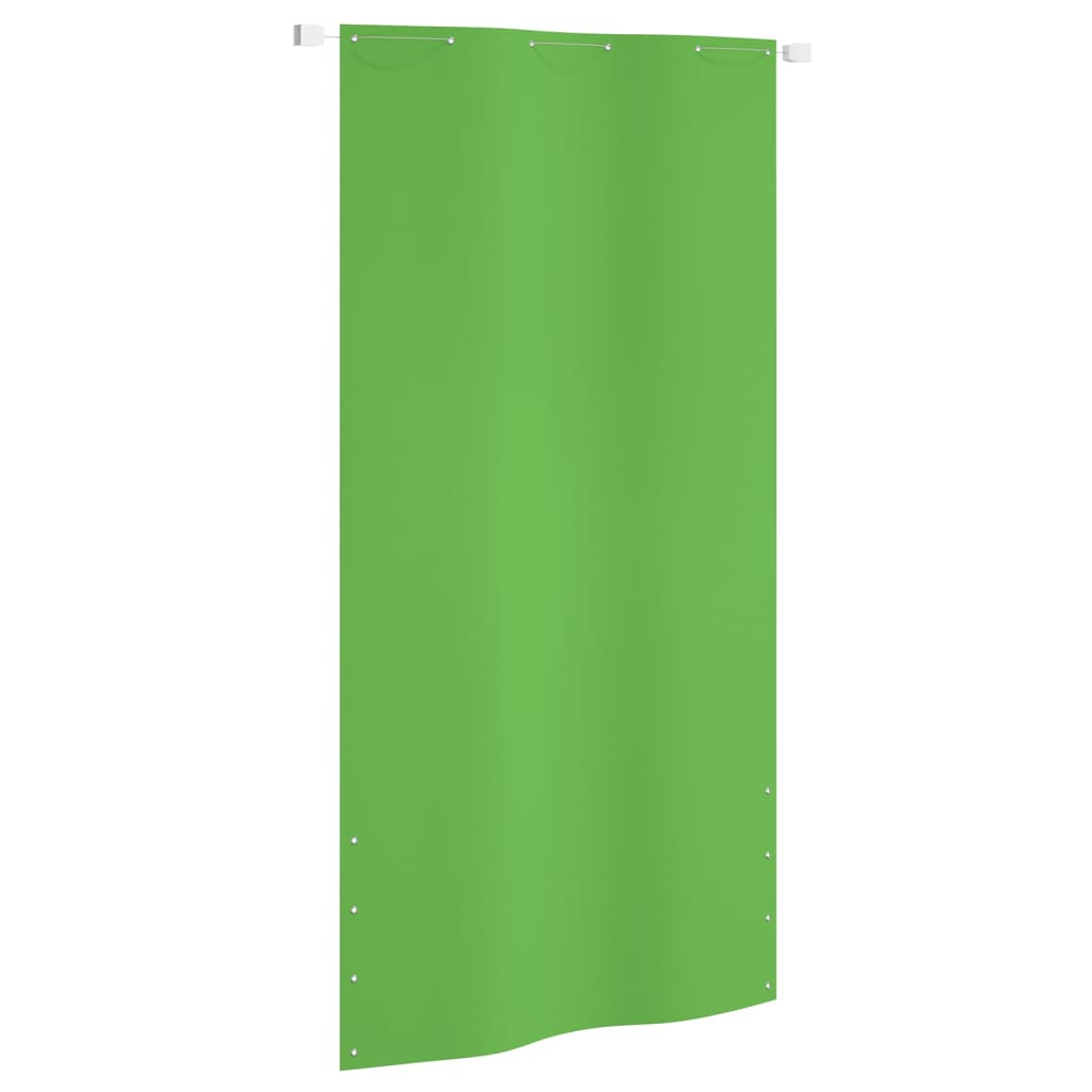 vidaXL Balcony Screen Light Green 120x240 cm Oxford Fabric