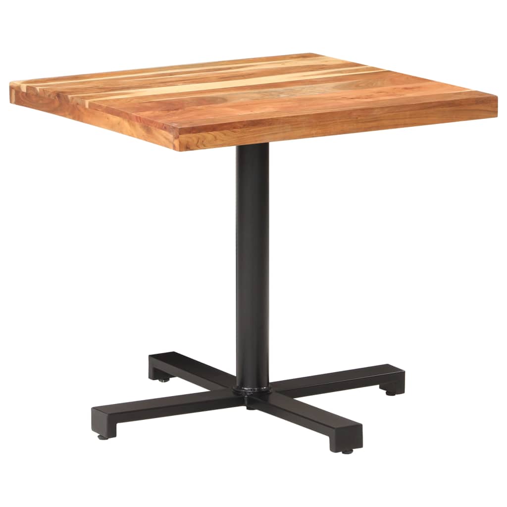 vidaXL Bistro Table Square 80x80x75 cm Solid Acacia Wood