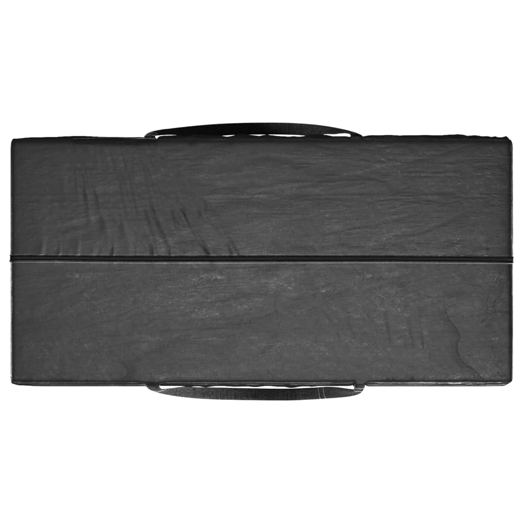 vidaXL Garden Cushion Storage Bags 2 pcs Black 150x75x75 cm Polyethylene
