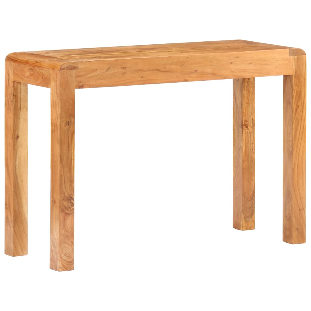 vidaXL Console Table 110x40x76 cm Solid Acacia Wood in Honey Finish
