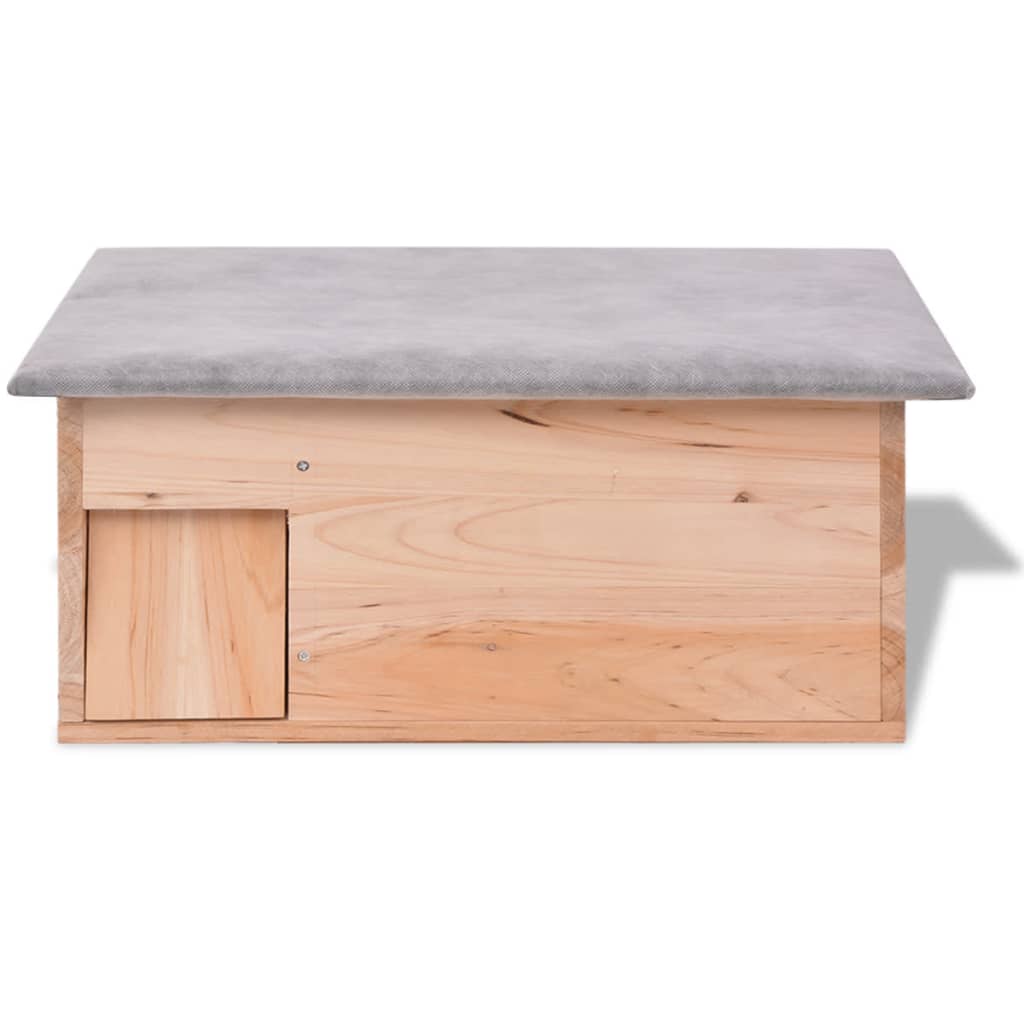 vidaXL Hedgehog House 45x33x22 cm Wood