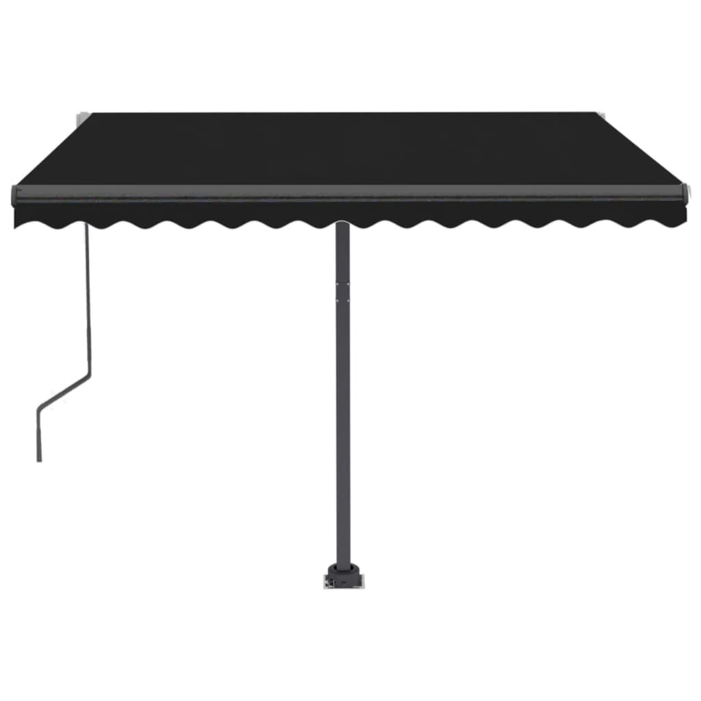 vidaXL Freestanding Automatic Awning 350x250 cm Anthracite