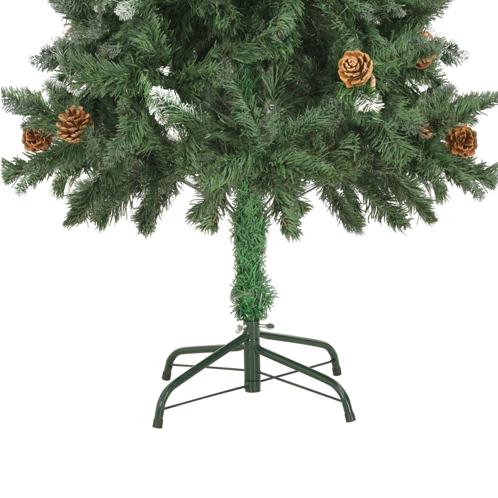 vidaXL Artificial Pre-lit Christmas Tree with Ball Set 150 cm