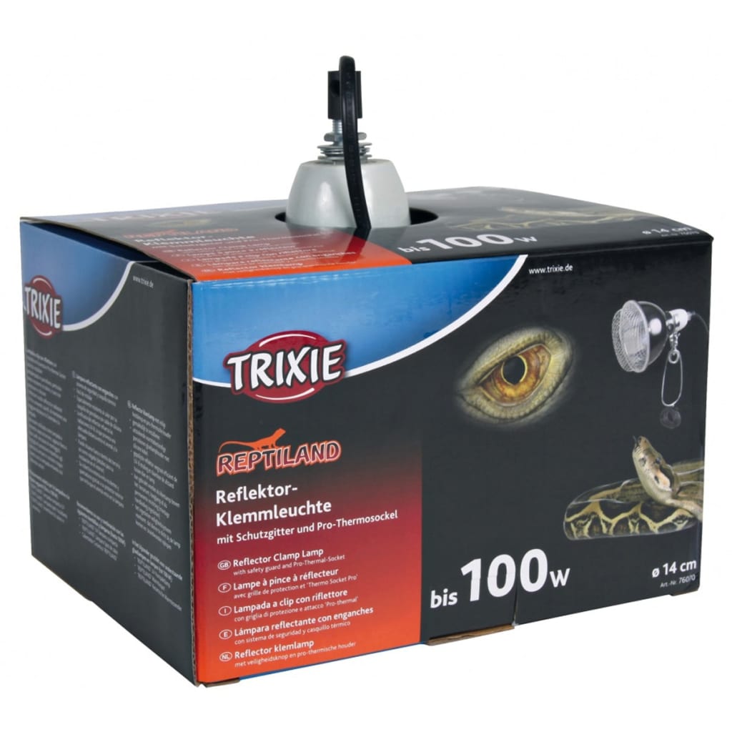 TRIXIE Terrarium Lamp with Clamp 14x17 cm 100 W 76070