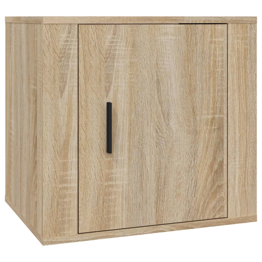 vidaXL Bedside Cabinets 2 pcs Sonoma Oak 50x39x47 cm