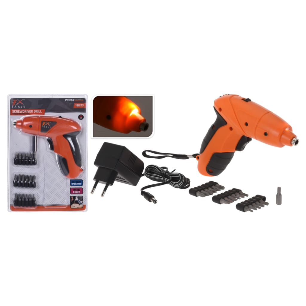 FX-Tools 19 Piece Drill Screwdriver on Battery