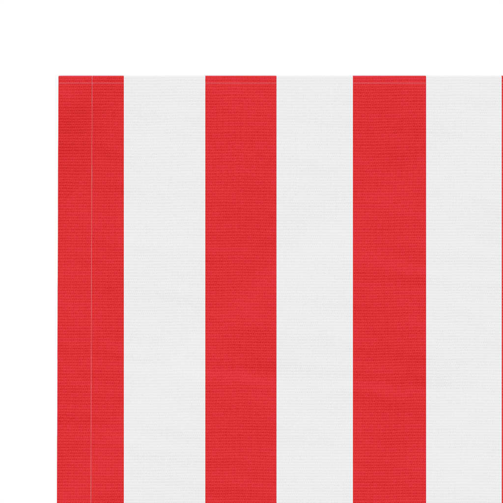vidaXL Replacement Fabric for Awning Red and White Stripe 5x3.5 m