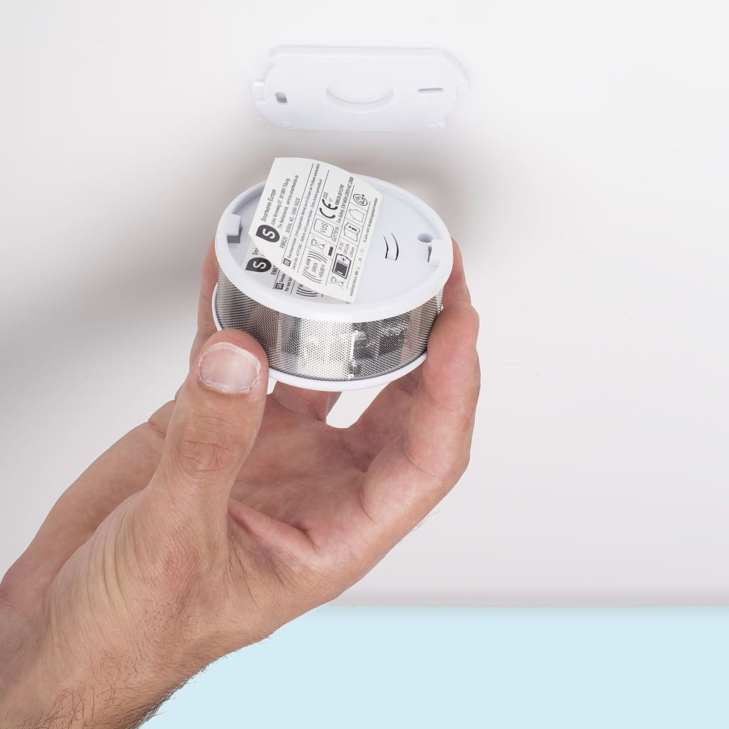 Smartwares Mini Smoke Alarm 7x7x3.4 cm White