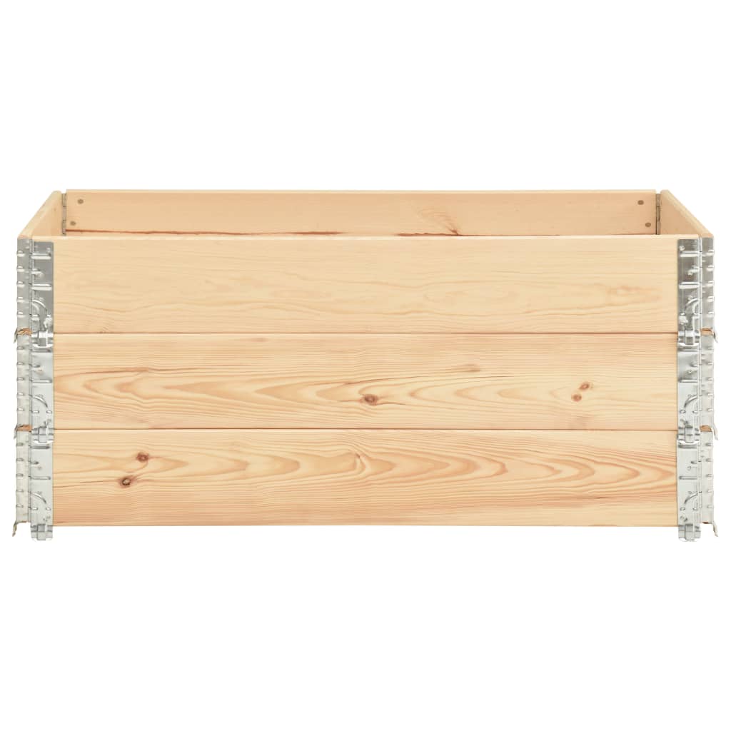 vidaXL Raised Beds 3 pcs 100x150 cm Solid Pine Wood (310059)