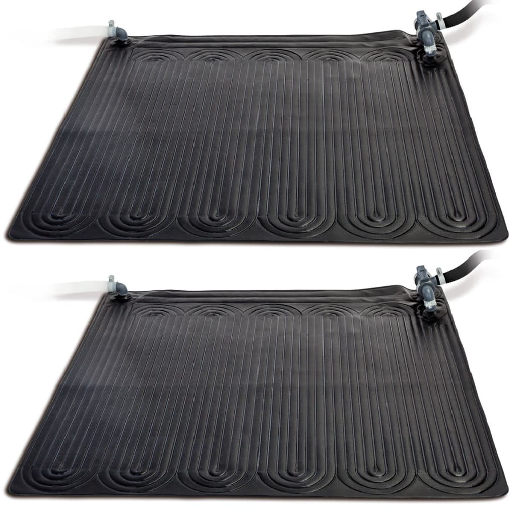 Intex Solar Heating Mat 2 pcs PVC 1.2x1.2 m Black 28685