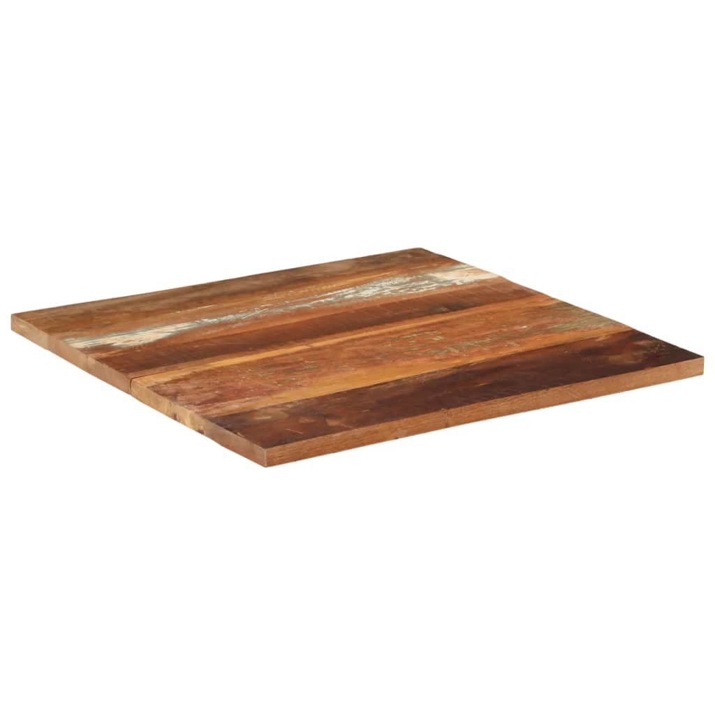 vidaXL Table Top 70x70x(2.5-2.7) cm Solid Wood Reclaimed