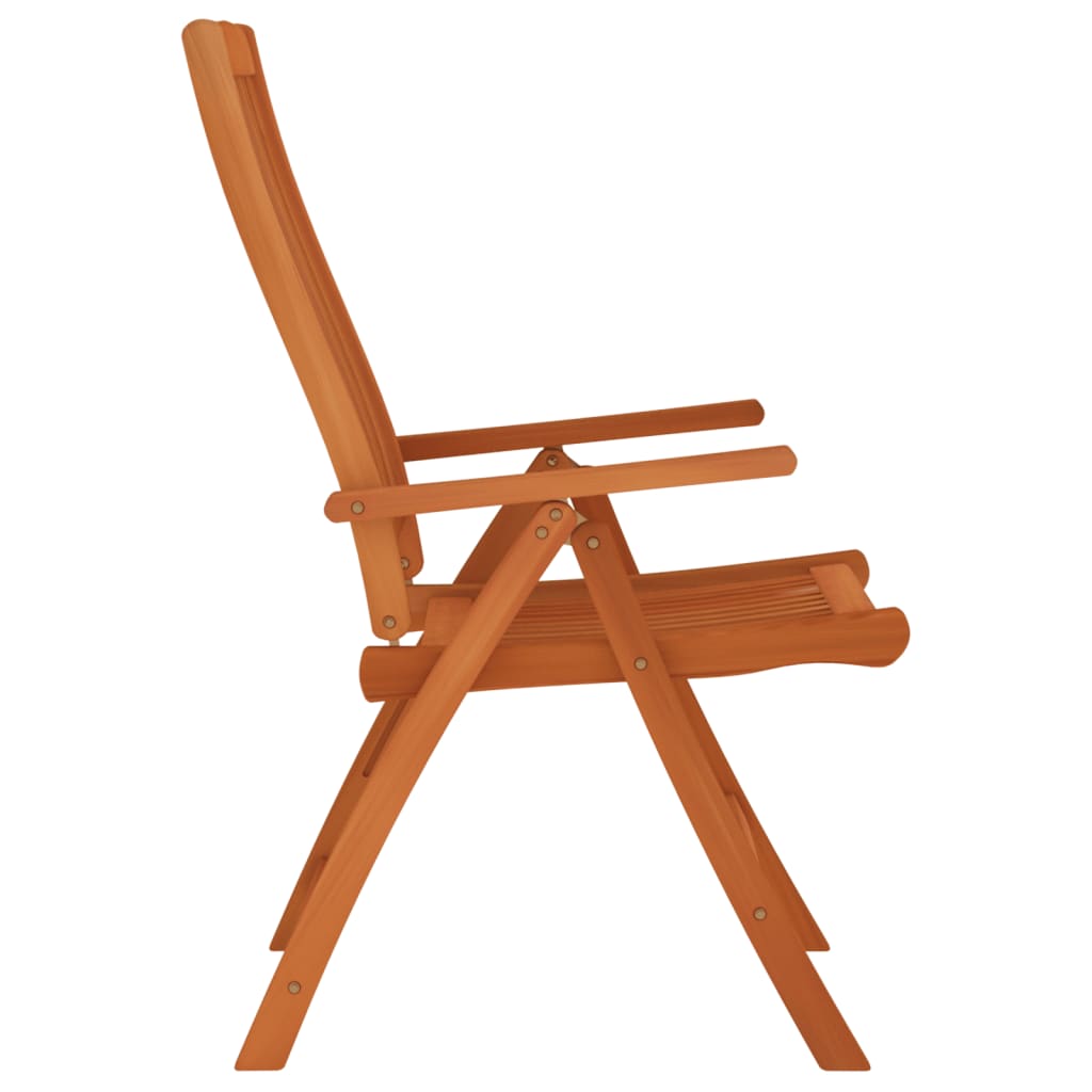 vidaXL Folding Garden Chairs 6 pcs Solid Wood Eucalyptus