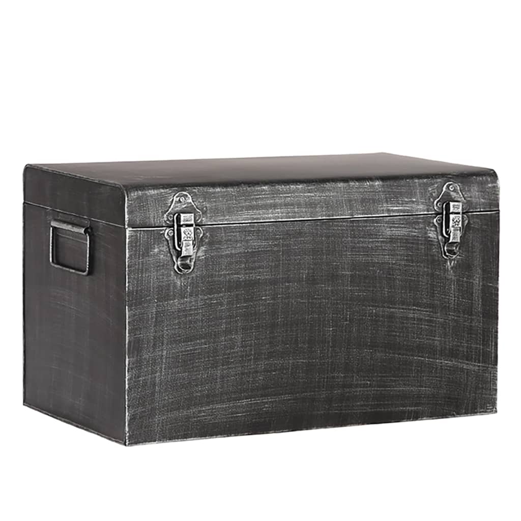 LABEL51 Storage Box Vintage 60x40x35 cm XL Antique Black